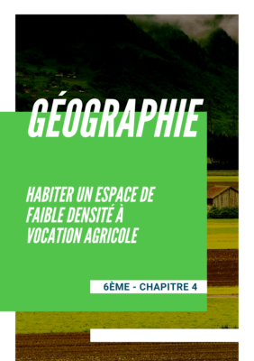 Chapitre 4 - Habiter un espace de faible densité à vocation agricole